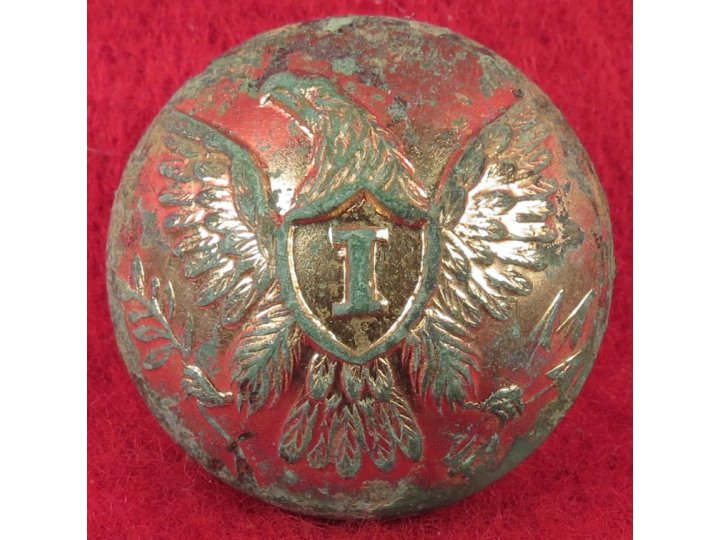 Federal Infantry Coat Button